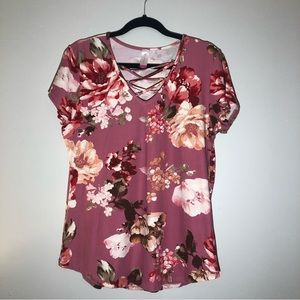 XXL Floral Top | No Boundaries